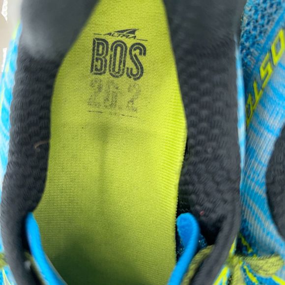 Altra Escalante Racer Boston Shoes Women's Size 9.5 Athletic Blue Neon Yellow - Picture 11 of 15